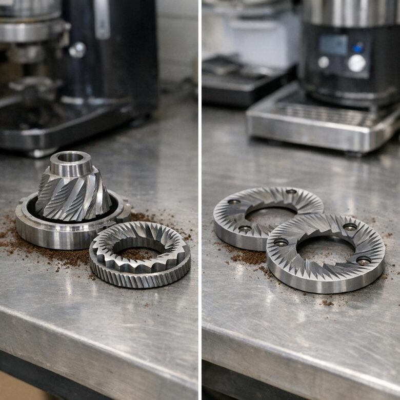 Comparing Conical vs. Flat Burrs for High-End Flavor Profile Clarity